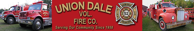 Union Dale Volunteer Fire Company, Station 52, Susquehanna County