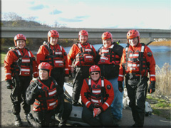 Water Rescue Emergency Boat Operations class, Susquehanna River, Hallstead, PA 